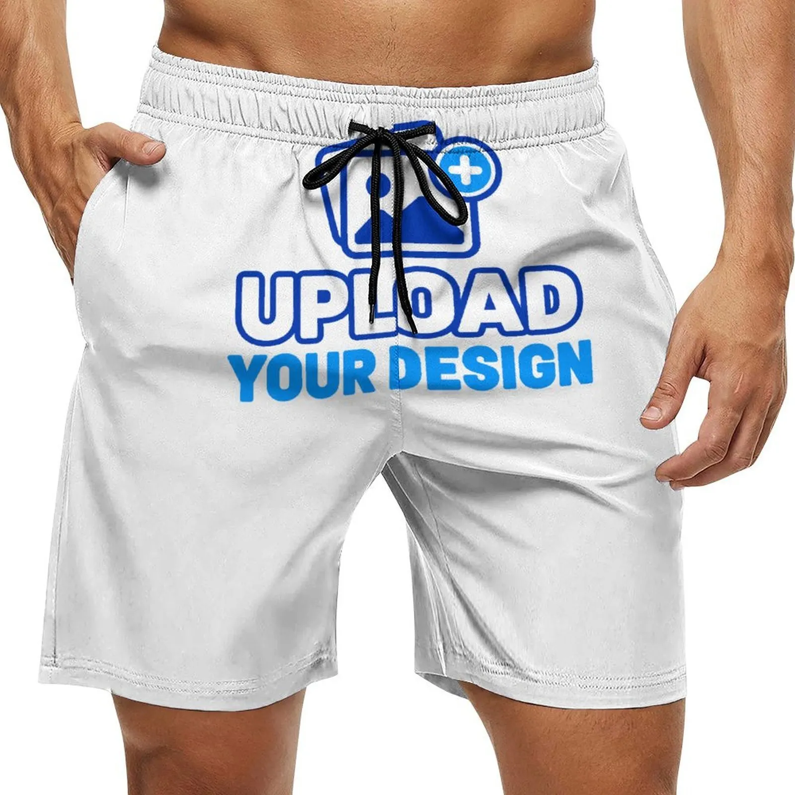 All-Over Print Pure Cotton Men's Casual Shorts custom product view 9