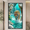 Diamond Painting - Full Round Drill - Tiger(Canvas|40*70cm)