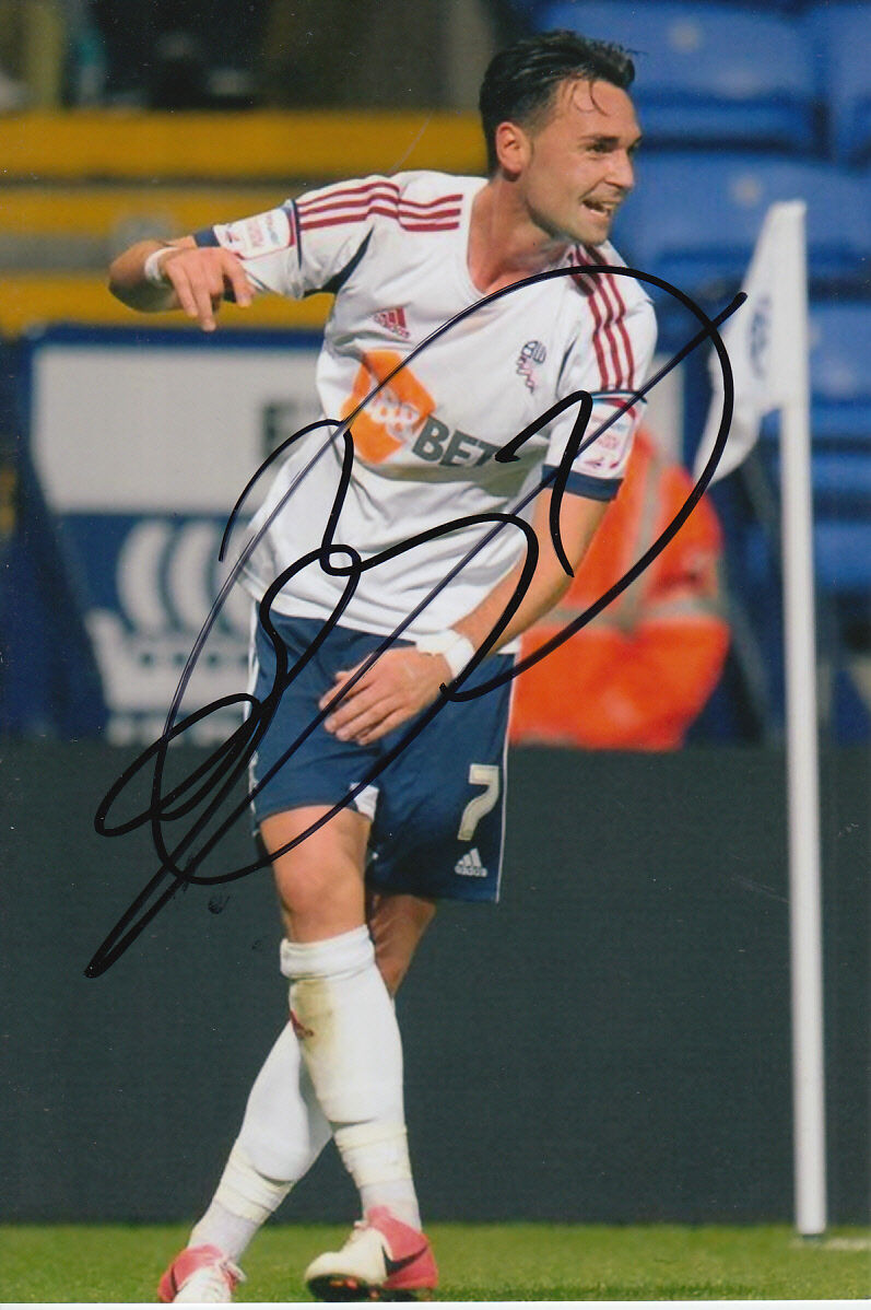 BOLTON WANDERERS HAND SIGNED CHRIS EAGLES 6X4 Photo Poster painting 3.