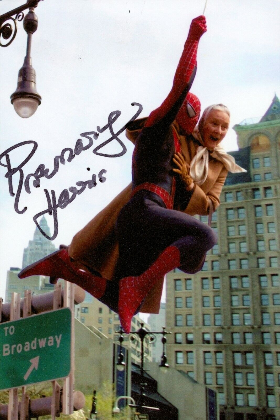 Rosemary Harris Signed 6x4 Photo Poster painting Spider-Man Holocaust Genuine Autograph + COA