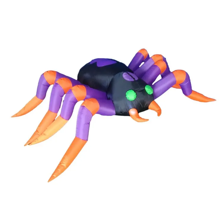 8 Foot Long Halloween Spider Inflatable