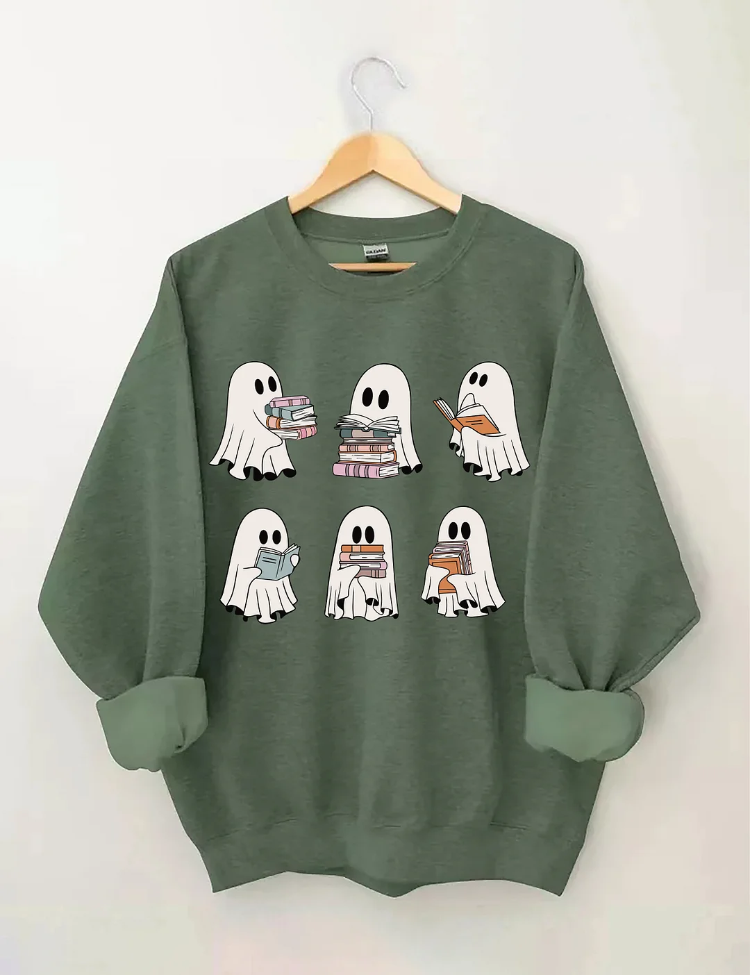 Ghost Reading Sweatshirt