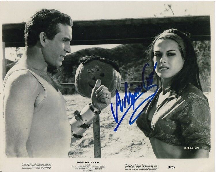 ALIZA GUR signed autographed AGENT OF H.A.R.M. w/ MARK RICHMAN 8x10 Photo Poster painting