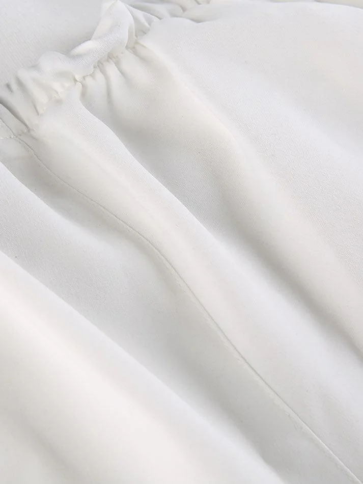 Brownm Hip Hop Pintuck Detail Baggy Parachute Pants