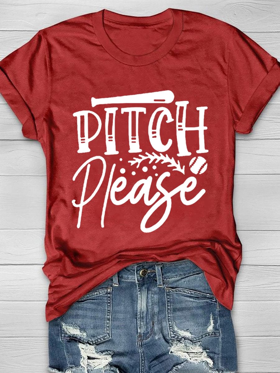 Pitch Please Print Short Sleeve T-Shirt