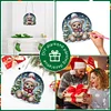 DIY Christmas Bear Acrylic Special Shape Diamond Painting Hanging Pendant