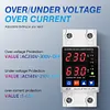 Over Under Voltage Protector 40A/63A 220V Dual Display Adjustable Protector