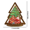 >SALE<Wooden Christmas Table Top Diamond Painting Ornament Kits Xmas Home Decor (G)