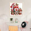 (US Only)Gnome Design DIY Bead Embroidery Kit 40x39cm 9CT Cross Stitch Kit for Home Decor