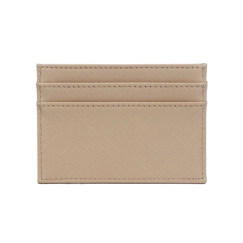 Unisex Solid Color Pu Leather Open Card Holders