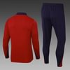 Joyfball 2024/2025 England Half-Pull Training Suit Jujube Red Football Shirt 1:1 Thai Quality