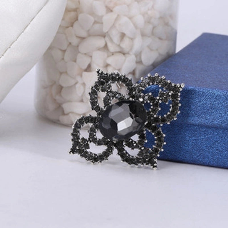 Pin Pearl Alloy Inlay Rhinestones Women’s Brooches