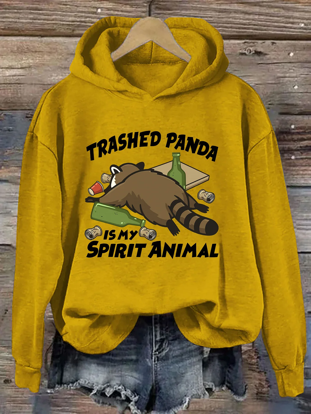Trashed Panda Is My Spirit Animal Hoodie
