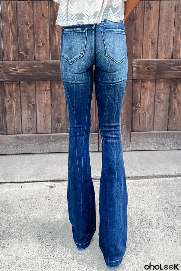Bailey Distressed Flare Jeans