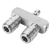 2-in-1 Double Head Pressure Washer Tip Nozzle 1/4 Inch Quick Connect Car Washing