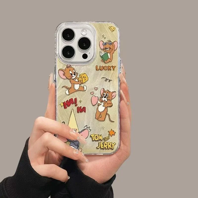 スマホケース トムとジェリー iPhoneケース カップル キャラクター