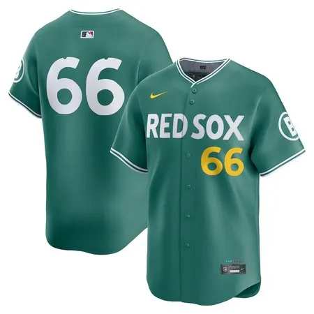 Youth Boston Red Sox #66 Brayan Bello  Green 2025 City Connect Limited Player Jersey