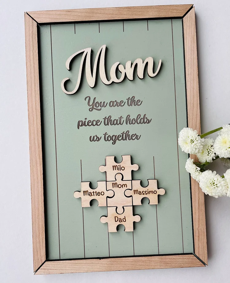 Mom Puzzle Sign Mother's Day Gift