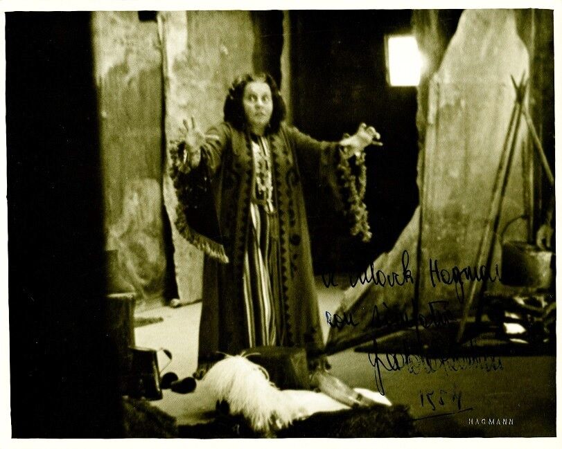 Opera Star FEDORA BARBIERI Vintage Signed Photo Poster painting