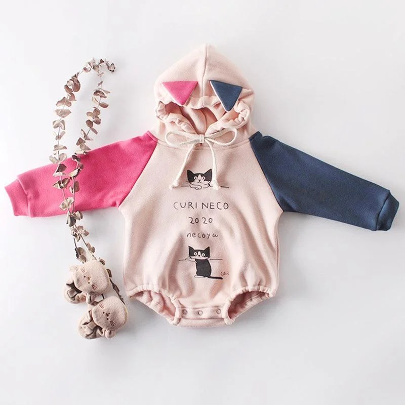 Spring Autumn Newborn Girls Lotus Leaf Collar Floral Jumpsuits Clothes Baby Knit Rompers Knitted Long Sleeve Children Rompers