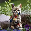Eating Gnomes Statue Garden/Home Decor