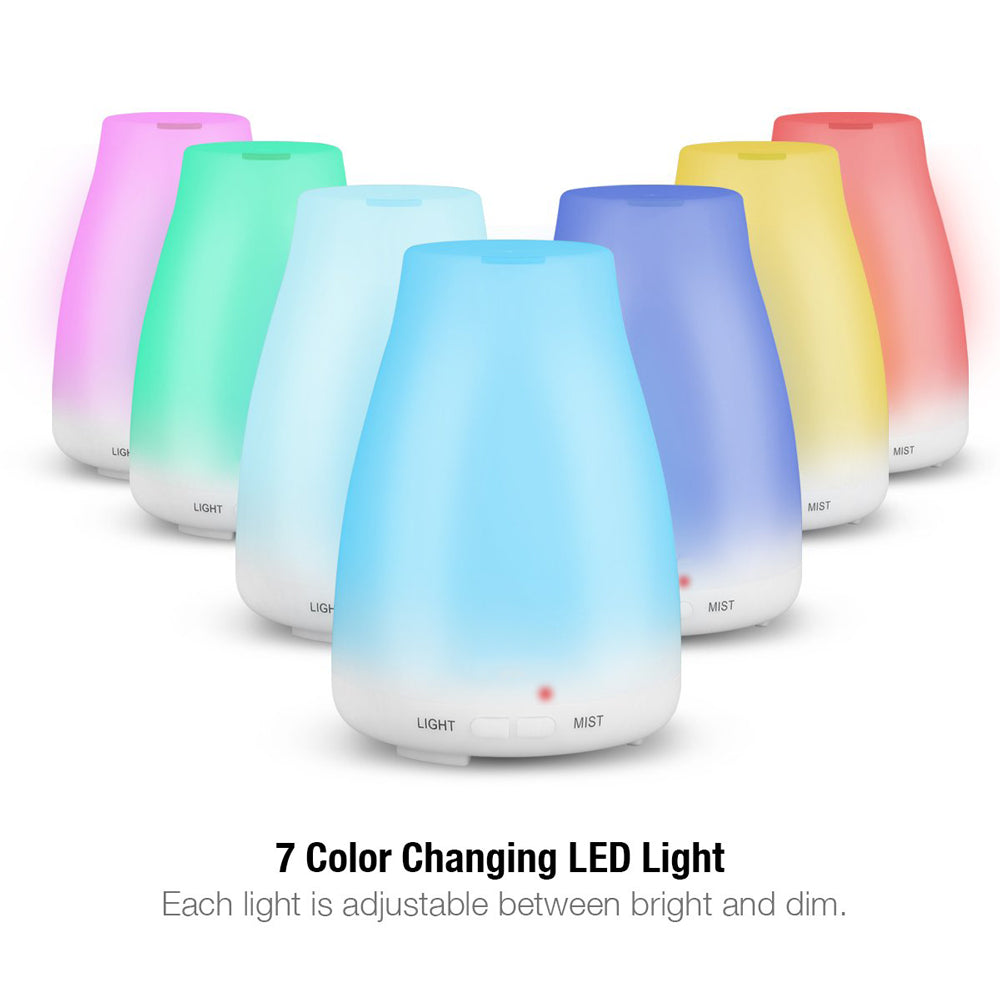 100ml Essential Oil Diffuser, Cool Mist Humidifier with Adjustable Mist Modes