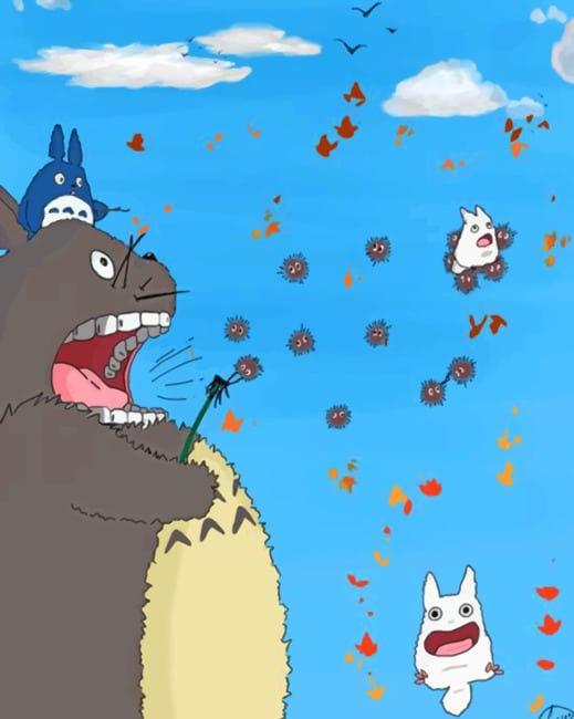 

My Neighbor Totoro – Paint By Numbers - 40*50CM, 501 Original
