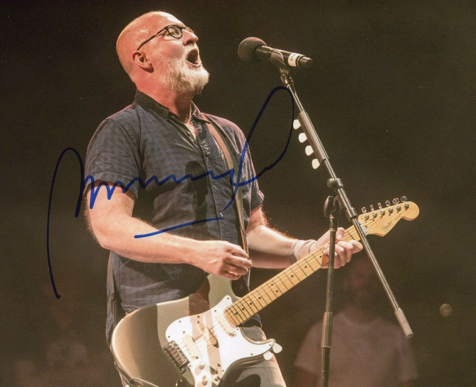 MUSICIAN Bob Mould autograph, In-Person signed Photo Poster painting