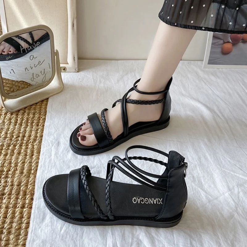  2022 Summer Dress Shoe for Women Fashion Designer Sandals Fairy Style Ins Platform