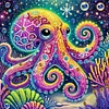 (US Local)4Pack Octopus-Crystal Rhinestone Diamond Painting(30x30cm)