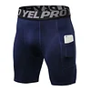 Sport Men's Running Shorts Elastic Slim fit Bodybuilding Gym Fitness Bottoms Sweatpants Pocket Shorts Male Short Pants Plus Size