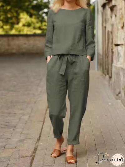 Arianne | Top and Pants Set