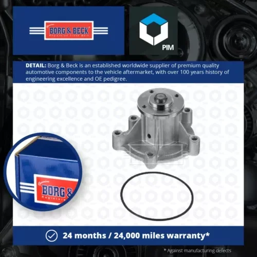 Water Pump fits MERCEDES VANEO 414 1.9 02 to 05 M166.991 Coolant B&B 1662000120 Parts