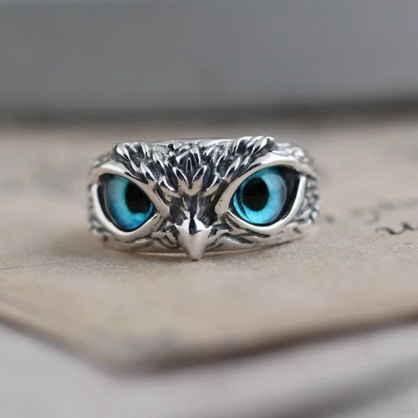 Owl 2025 silver ring