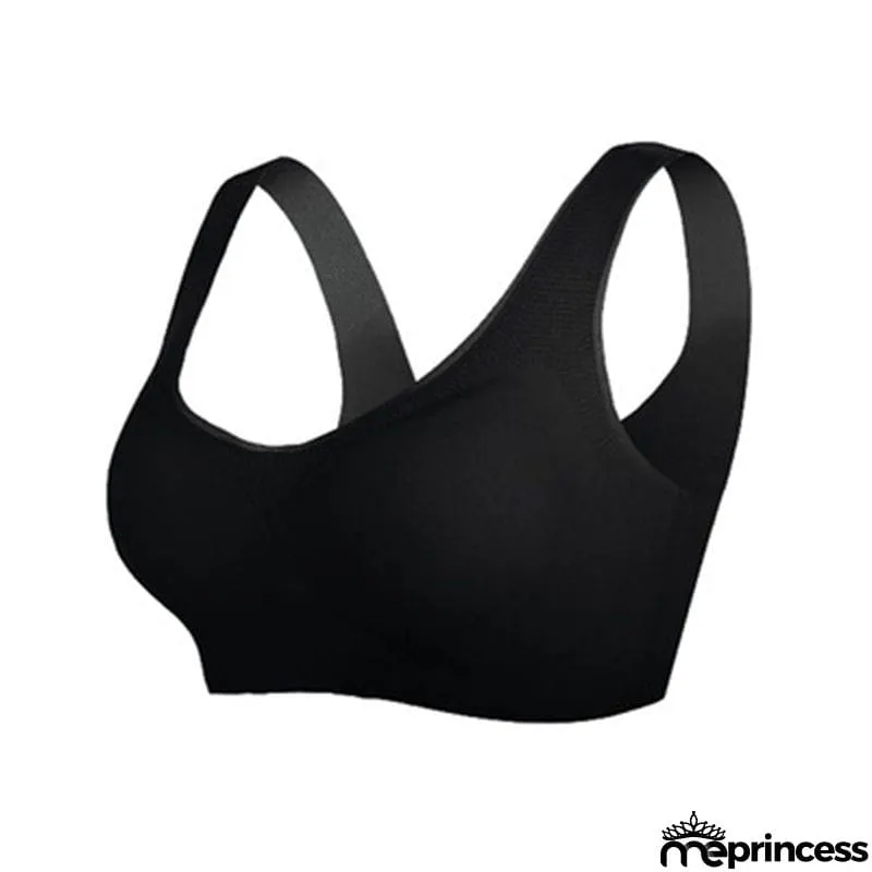 Summer Ultra-Thin Ice Silk Seamless Breathable No Steel Ring Anti-Sagging Plus Size Bra