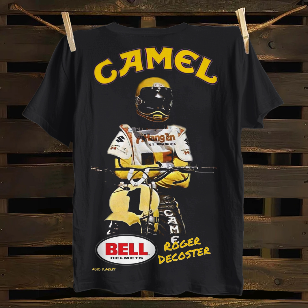 Vintage Motorcycle Racing Design Graphic T-Shirt