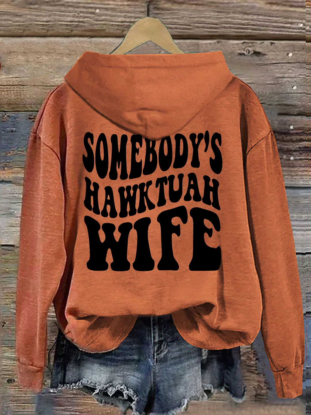 Somebody's Hawk Tuah Wife Hoodie
