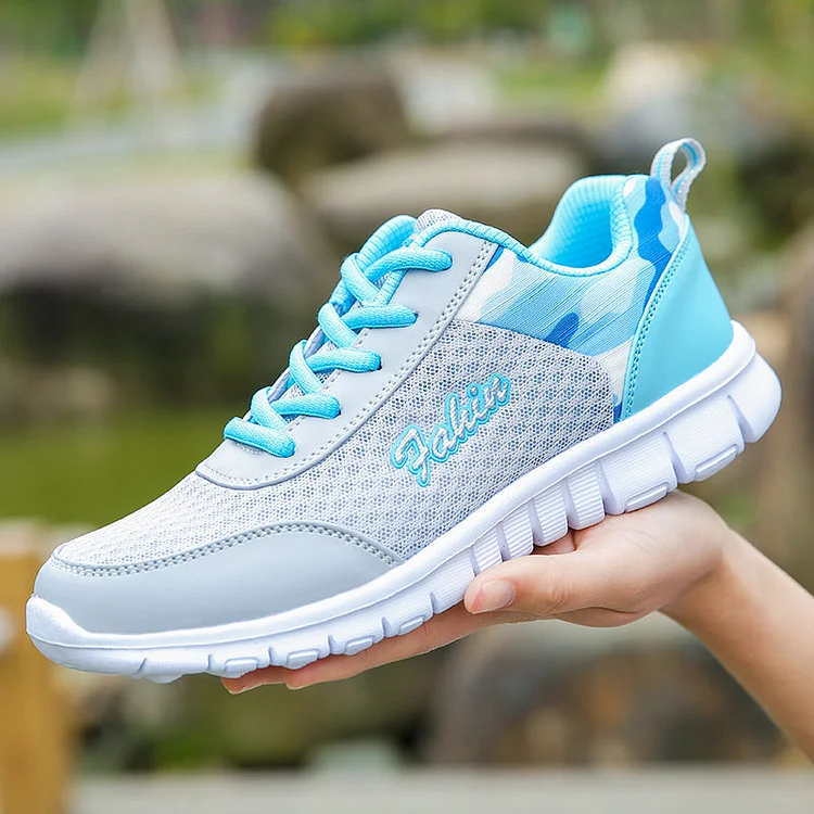 Women's Athletic Road Running Mesh Breathable Casual Sneakers Lace Up Comfort Sports Student Fashion Tennis Shoes  Stunahome.com