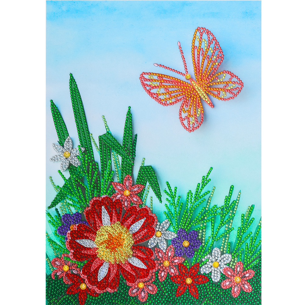 

Flowers - Special Shaped Diamond Painting - 30*40CM, 501 Original