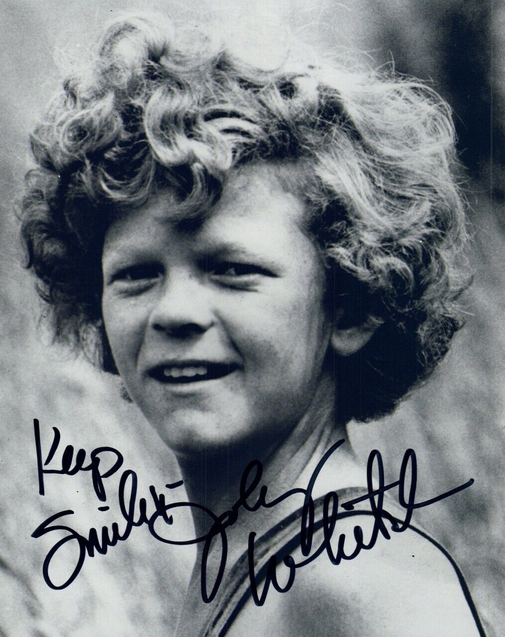 Johnny Whitaker Signed 8x10 Photo Poster painting Family Affair Tom Sawyer Child Actor COA