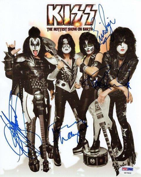 REPRINT - KISS Paul Stanley - Gene Simmons Signed 8 x 10 Glossy Photo Poster painting Poster RP