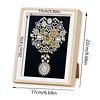 Framed Pearl Diamond Painting - Special Shaped - Bouquets (17x22cm)