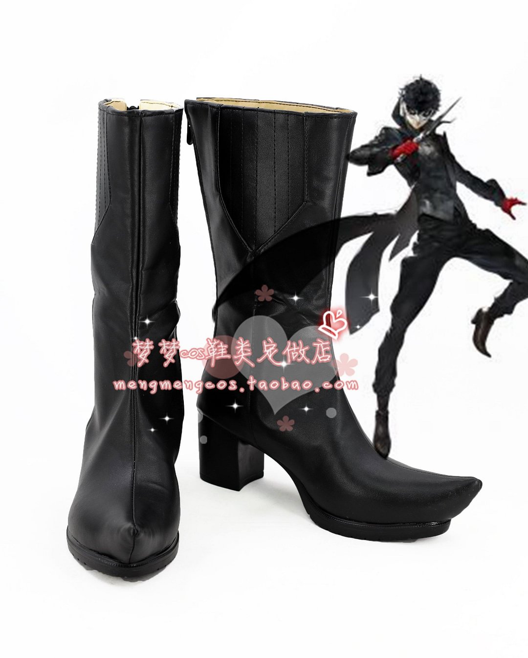 Persona 5 Protagonist Akira Kurusu Joker Schuhe Stiefel Cosplay Schuhe