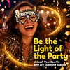 4pcs DIY Rhinestone Diamond Painting Glasses Frame No Lens (Birthday-1)