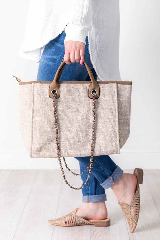 Along For The Ride Taupe Tote Purse FINAL SALE shopify LILYELF