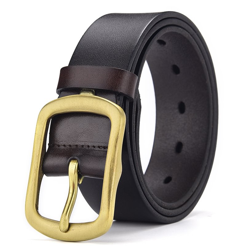 Leather Belts in 5 style in Silver Button