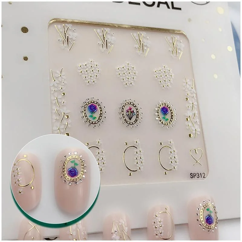 (1Pcs/Sell)Super Bright Round Ultrathin Sequins Colorful Nail Art Glitter Tips  3D girl Nail Decoration Manicure DIY Accessorie 1113-1-Nail Inspo