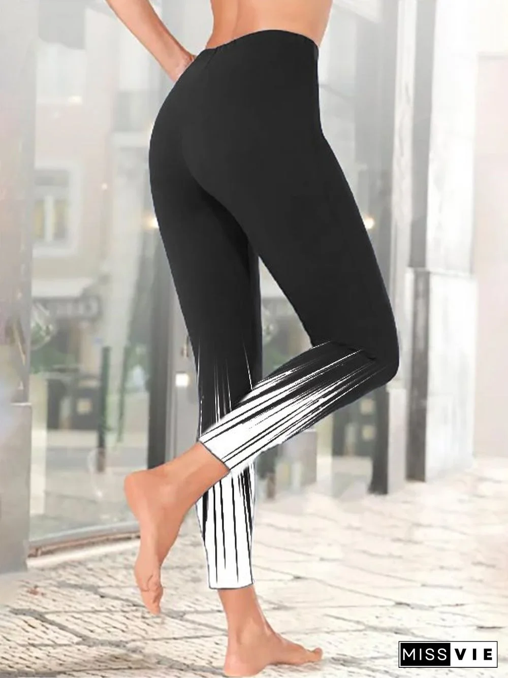 Ombre Tight Casual Leggings