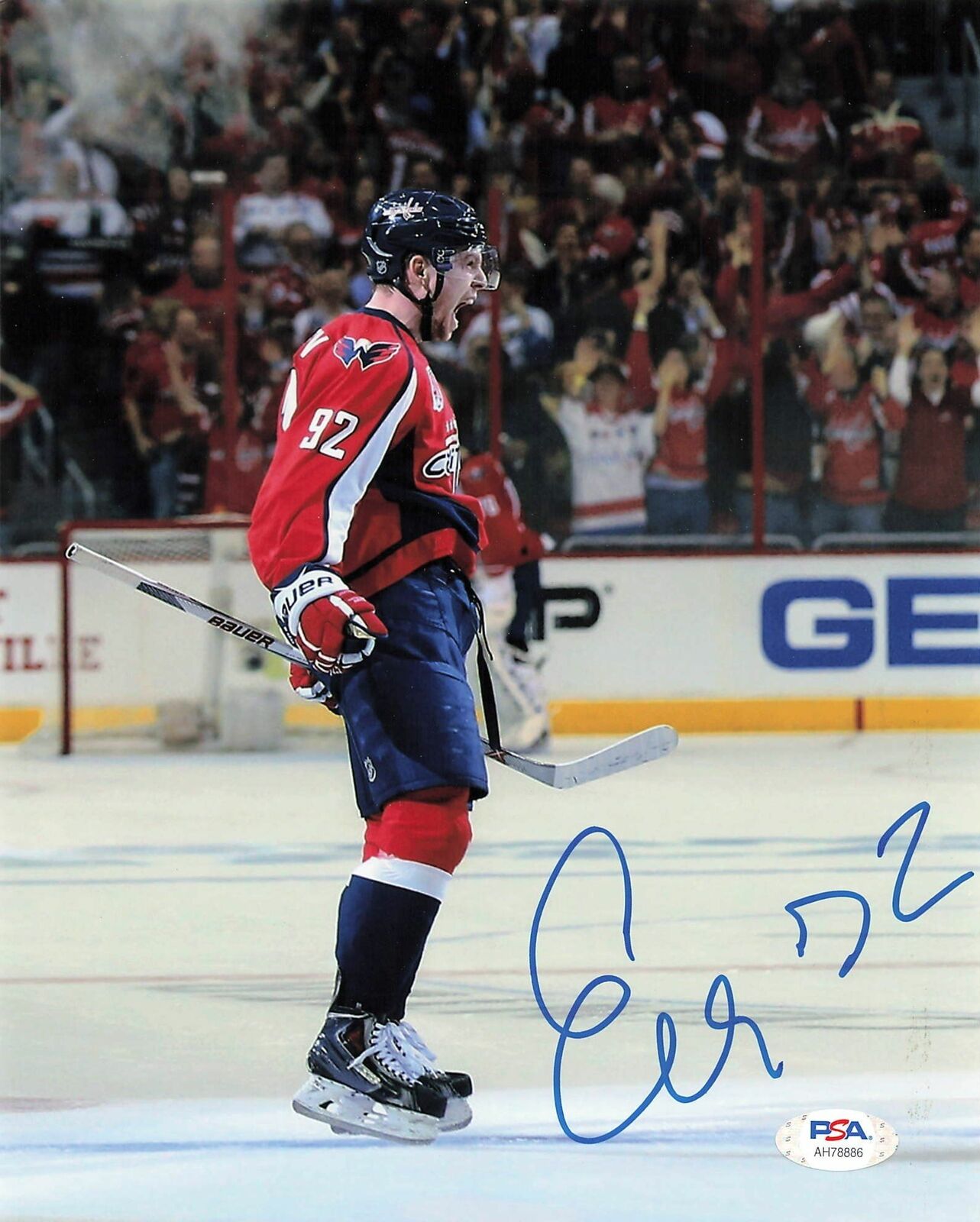 Evgeny Kuznetsov signed 8x10 Photo Poster painting PSA/DNA Washington Capitals Autographed