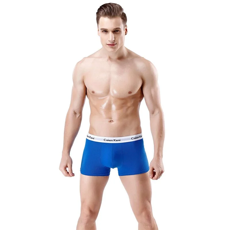 Aonga Boxer Men Underwear Cotton  Boxer Male Underwear Men Boxershorts Youngester Boxer Men Trunks Vetement Homme Men Underpants aonga